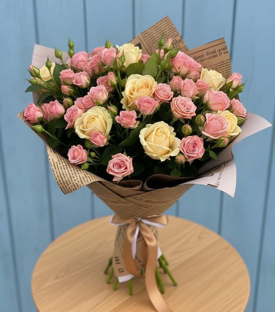 Букет варенье из роз в Верхопенье Букет цветов из: Розы в Верхопенье