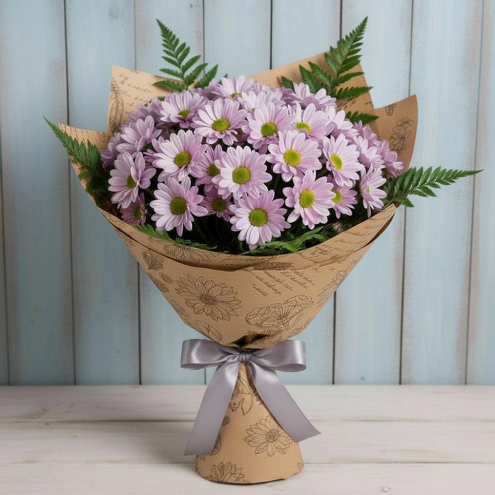 Букет цветов из: Хризантемы в Верхопенье