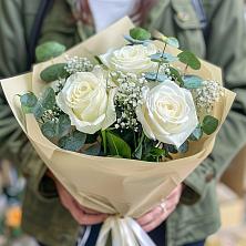 Букет Нежные грёзы в Верхопенье Букет цветов из: Розы в Верхопенье