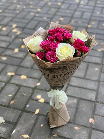 Букет цветов из: Розы в Верхопенье