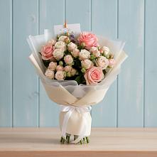 Букет цветов из:  Розы #REPLACE_PRED# Верхопенье